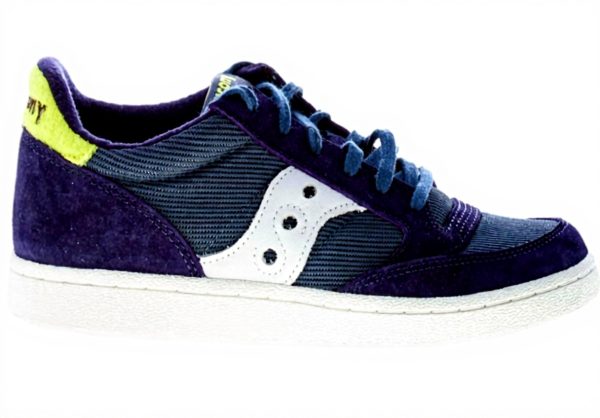 Saucony Jazz Sneaker Uomo Blu Pelle Scamosciata Casual