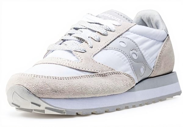 Saucony Jazz Original Sneaker Bianco Grigio Donna S2044