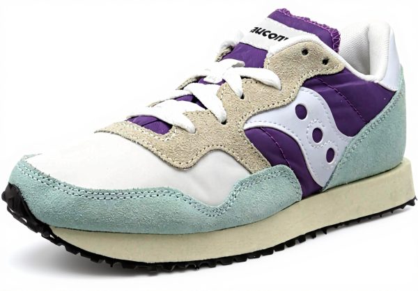 Saucony DXN Trainer Cl Nabuk Sneaker Donna Multicolore White