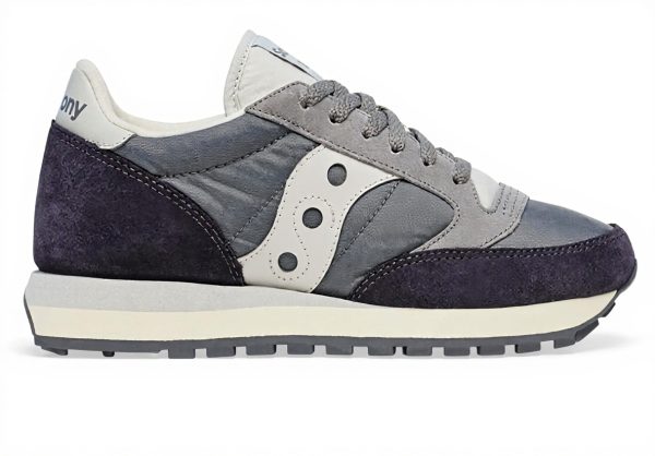 Saucony Jazz Original Sneaker Grigio Donna Pelle Casual