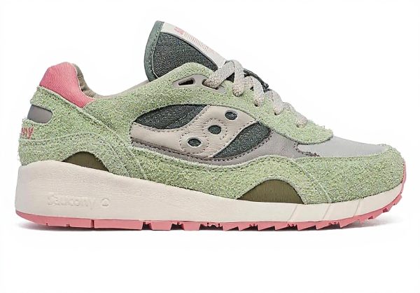 Saucony Shadow 6000 Scarpe da Corsa Donna Verde Avorio