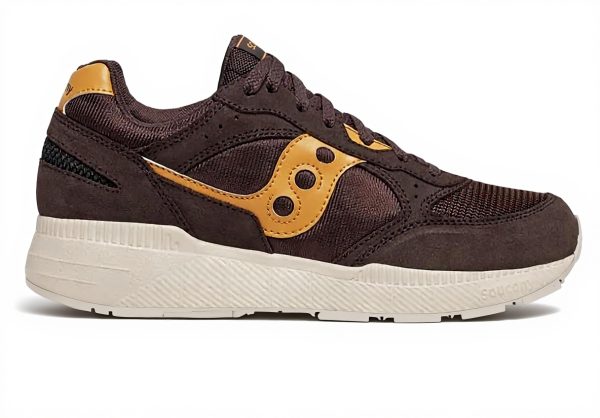 Saucony Sneaker Eclipse Uomo Marrone Crema Casual
