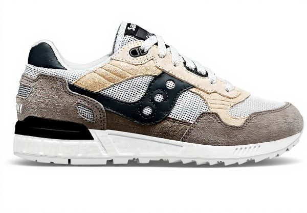 Sneaker Saucony Shadow 5000 Uomo Pelle Grigio Antracite