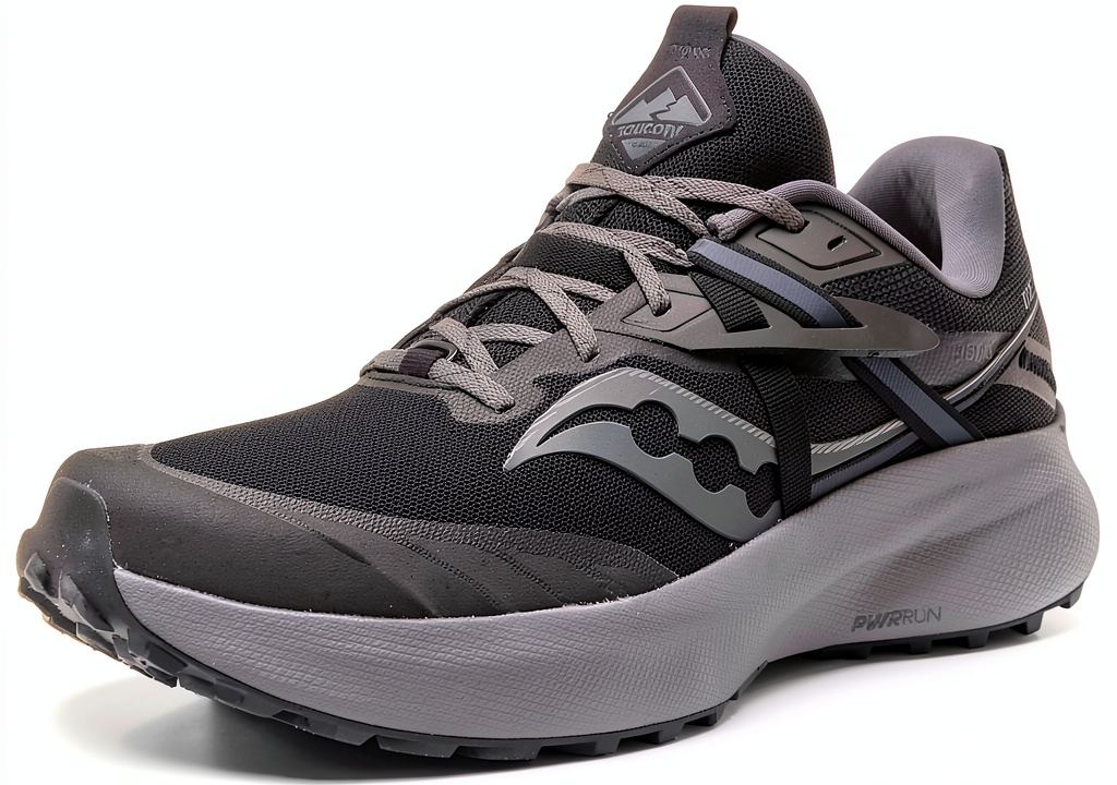 'Saucony Ride 15 TR scarpe da trail running donna su sentiero roccioso'