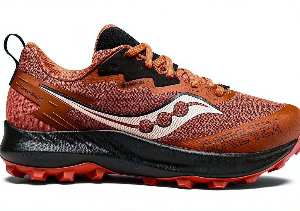'Scarpe da trail running Saucony donna su terreno montano'