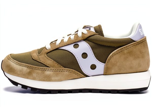 Saucony Jazz 81 Sneaker Unisex Verde Mesh Casual Sportive