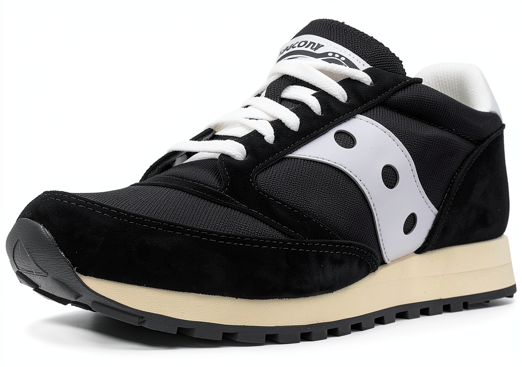 Saucony Jazz 81 sneaker in grigio rosso su sfondo neutro