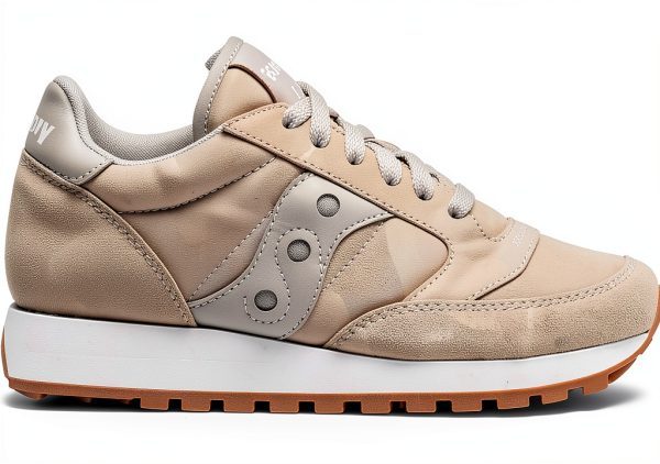 Saucony Jazz Original Sneaker Donna Grigio Tomaia Pelle