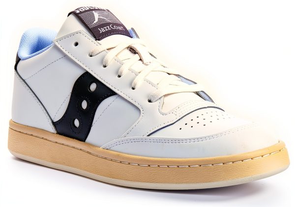 Saucony Jazz Court Sneaker Uomo Bianco Blu Marino Classico