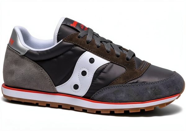Saucony Jazz Lowpro Sneaker Uomo Grigio Rosso Ammortizzante