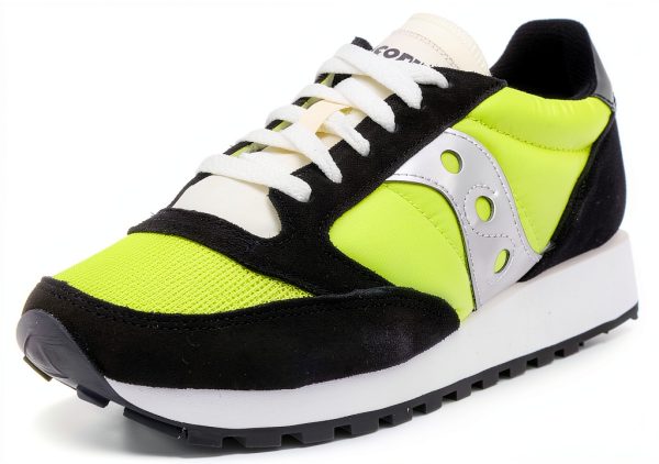 Saucony Jazz Original Vintage Sneaker Uomo Nero Argento