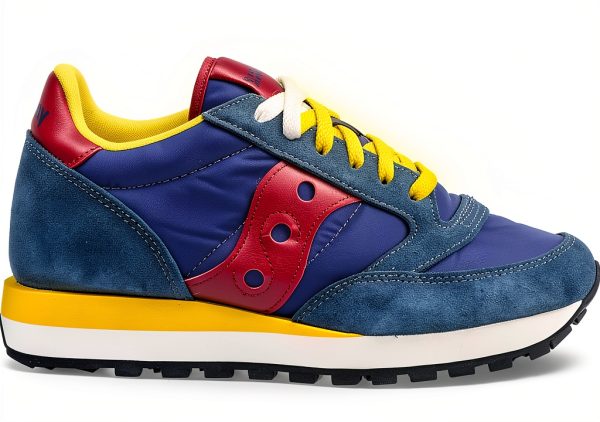 Saucony Jazz Original Uomo Sneaker Casual Blu Giallo