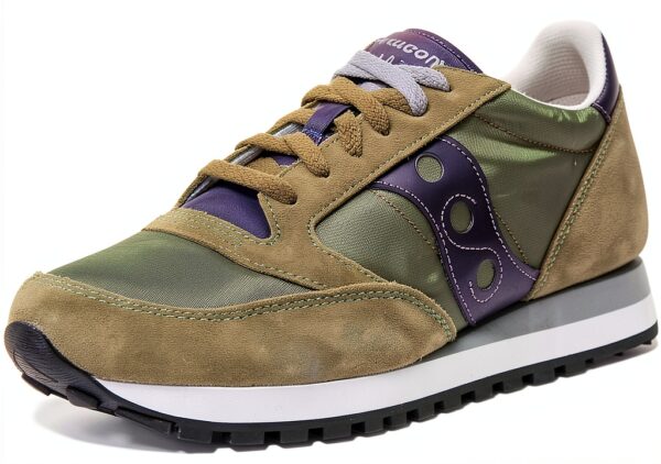 Saucony Sneaker Uomo Wit Beige Verde Casual Comodo-5