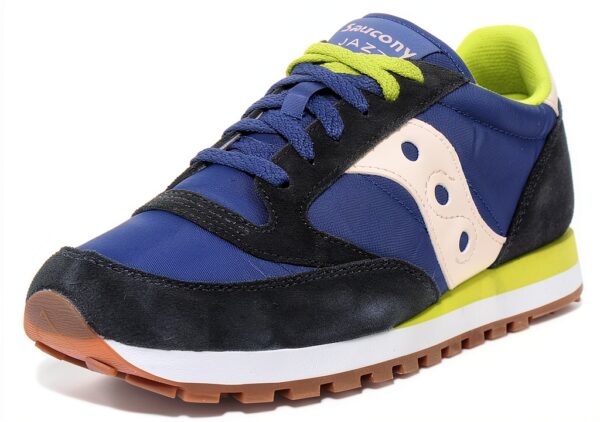 Saucony Sneaker Uomo Pelle Stringate Marine Casual Normale-5