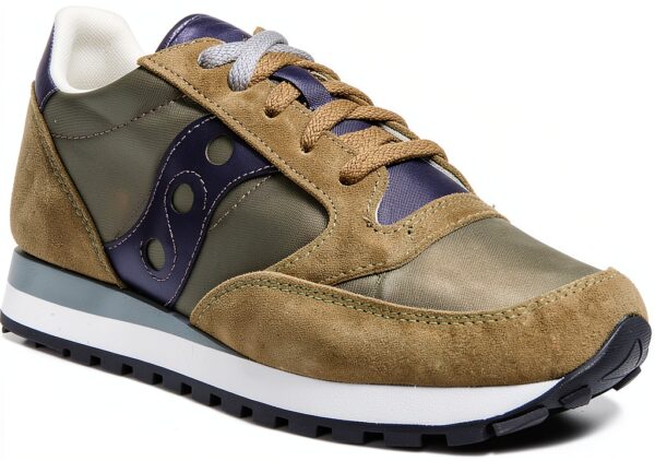 Saucony Sneaker Uomo Wit Beige Verde Casual Comodo-0