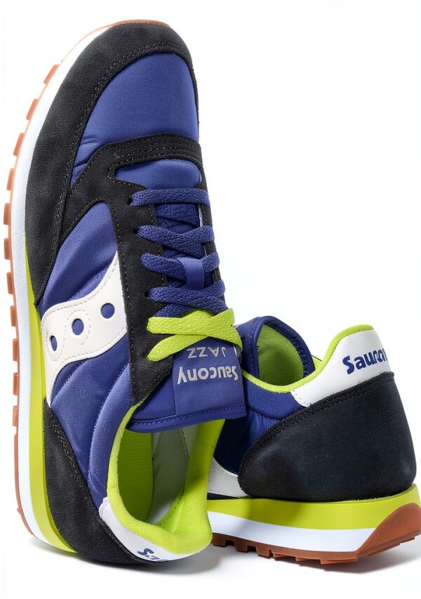 Saucony Sneaker Uomo Pelle Stringate Marine Casual Normale-3