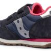 Sneaker Saucony bambini SK167837 pelle scamosciata mesh Grigio Navy-2