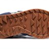 Sneaker Saucony bambini SK167837 pelle scamosciata mesh Grigio Navy-4