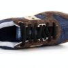 Sneaker uomo SAUCONY Navy Silver design retro suola gomma comfort-5