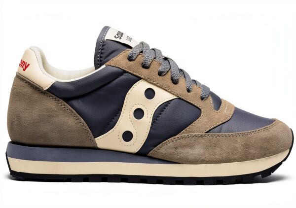Sneakers uomo Saucony S2044-715 Grigio/Off White Camoscio Nylon-0