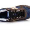 Sneaker uomo SAUCONY Navy Silver design retro suola gomma comfort-4