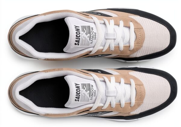 Sneaker Marca Uomo Bianco 42 EU Pelle scamosciata stringata-3
