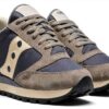Sneakers uomo Saucony S2044-715 Grigio/Off White Camoscio Nylon-1