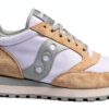 Saucony Jazz Original-38.5 Sneaker Donna in Pelle Scamosciata Grigio-1