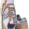 Saucony Jazz Original-38.5 Sneaker Donna in Pelle Scamosciata Grigio-3
