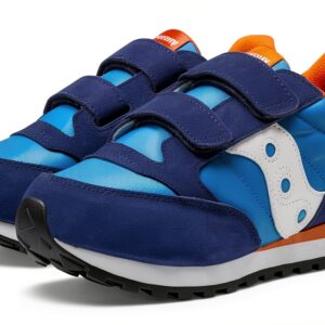 Saucony Scarpe Jazz – Sneaker Blu Arancione suola anti‑marcatura-0