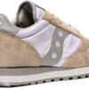 Saucony Jazz Original-38.5 Sneaker Donna in Pelle Scamosciata Grigio-2