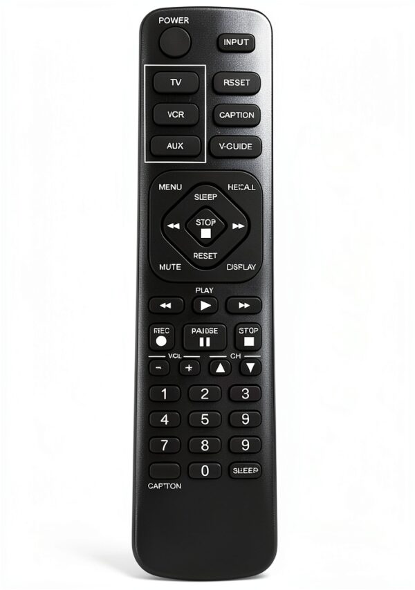 Telecomando di ricambio universale compatibile con SANYO FXVS FXVR FXVL FXVB FXVG DS27224 TV/VCR Works-0