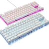 Tastiera meccanica luminosa 87 tasti LIXSAZSE per laptop e desktop-6