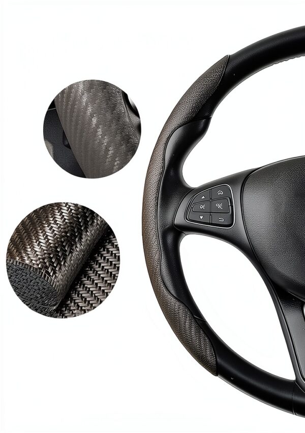 Coprivolante per Mini Countryman John Cooper Works F54 F55 F56 F57 F60, Protezione Custodia Volante Auto Cover, Microfibra Universale Antiscivolo Traspirante Durevole Coprivolante-1