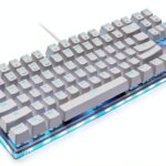 Tastiera meccanica luminosa 87 tasti LIXSAZSE per laptop e desktop-0