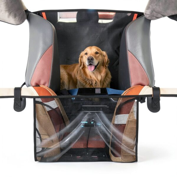 Coprisedile Auto per Cani Clubman John Cooper Works, 600D Oxford-4