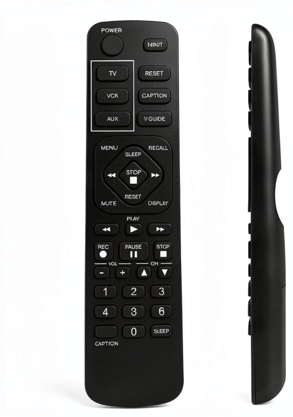 Telecomando di ricambio universale compatibile con SANYO FXVS FXVR FXVL FXVB FXVG DS27224 TV/VCR Works-2
