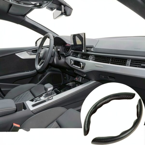 Coprivolante per Mini Countryman John Cooper Works F54 F55 F56 F57 F60, Protezione Custodia Volante Auto Cover, Microfibra Universale Antiscivolo Traspirante Durevole Coprivolante-2