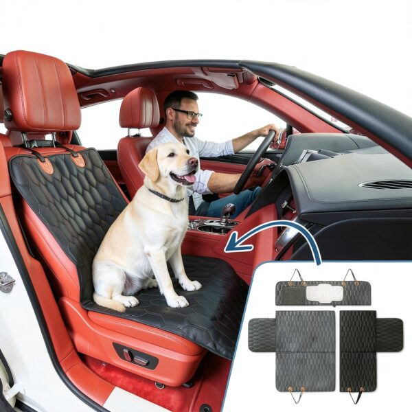 Coprisedile Auto per Cani Clubman John Cooper Works, 600D Oxford-2